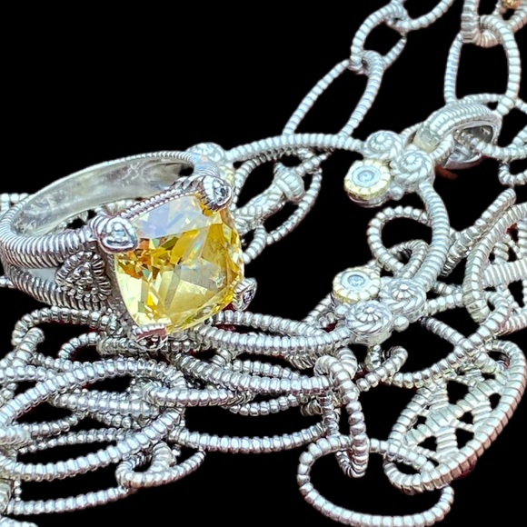 GUARANTEED AUTHENTIC JUDITH RIPKA RING!! - Picture 6 of 13